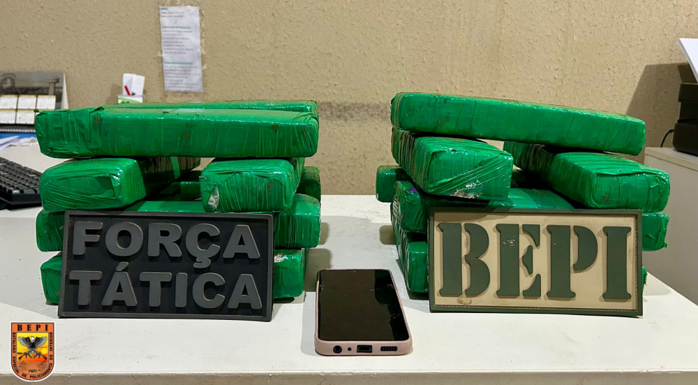 Passageira de ônibus é presa com 15 tabletes de maconha