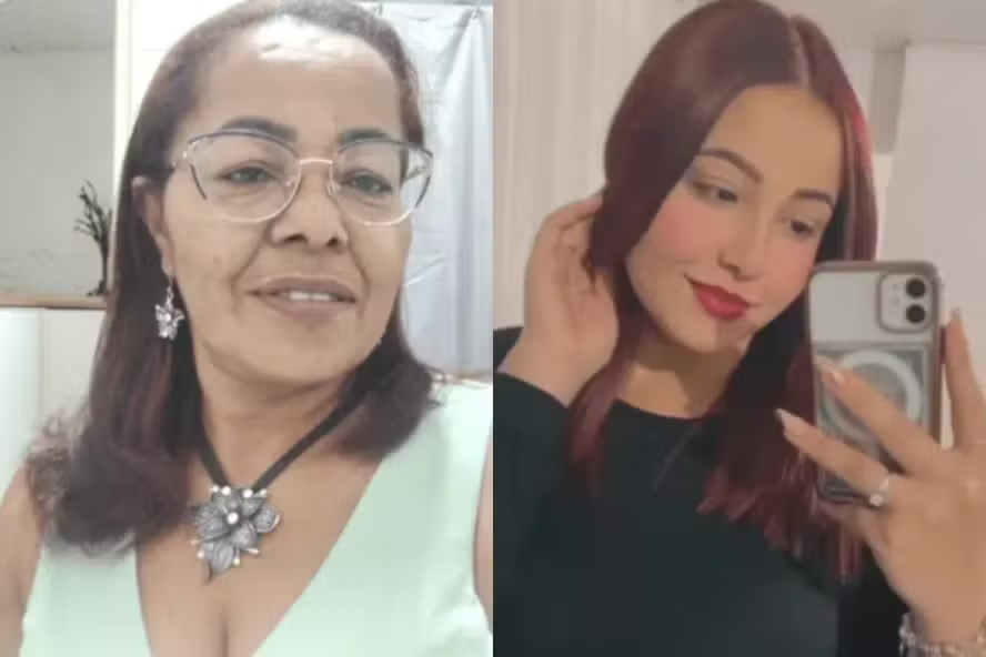 Ana Maria de Jesus e a filha Larissa de Jesus Castilho