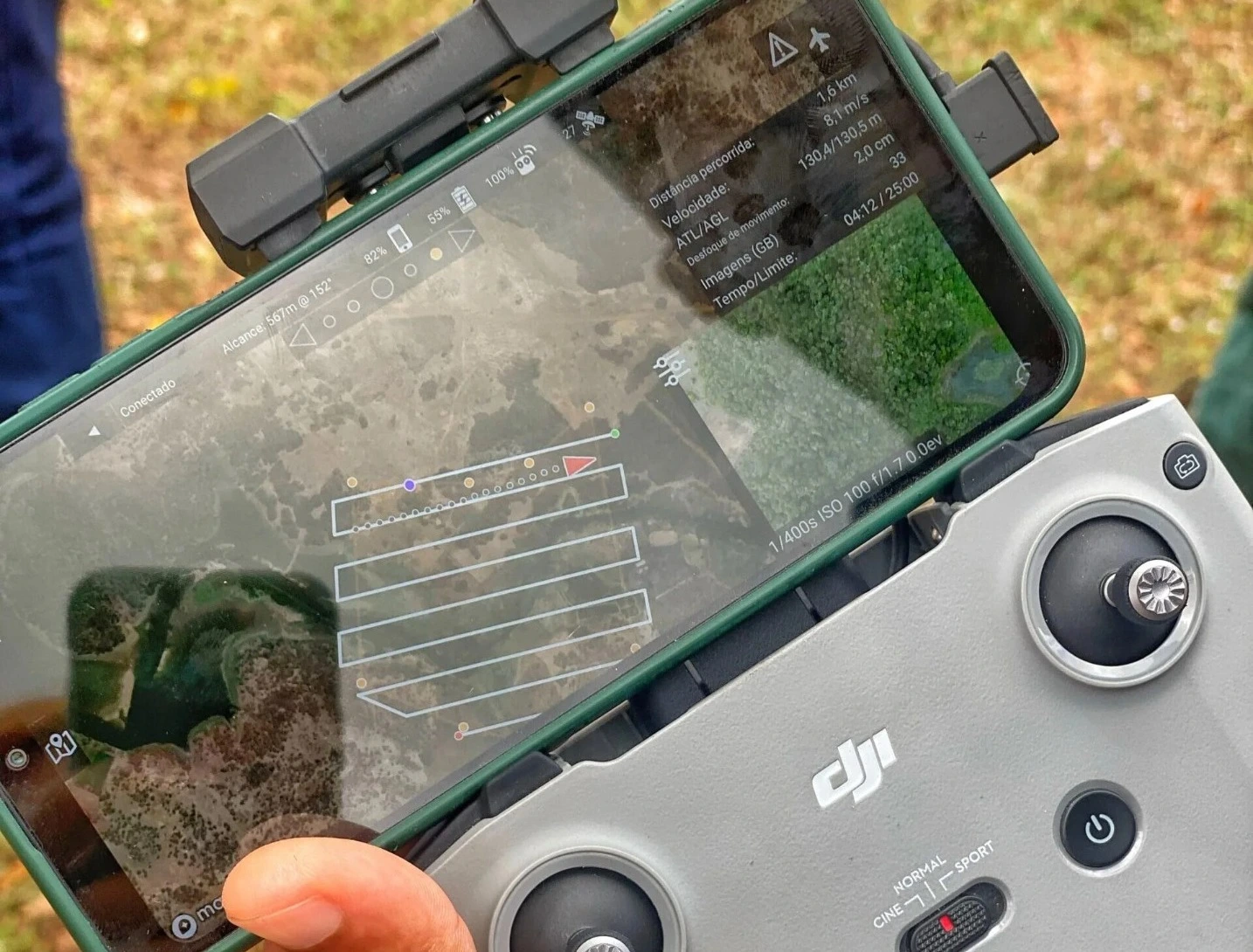 Defesa Civil usa drones para mapear áreas de risco