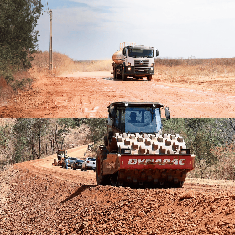 Melhoramento da pavimentação de duas importantes rodovias estaduais, a PI-482 e a PI-353