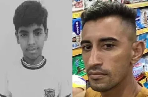 Walker Cleves (à esquerda) foi morto ao ser atingido por uma bala perdida disparada pelo homem à direita