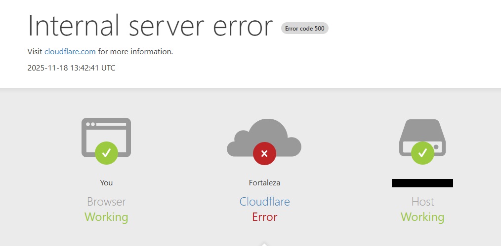 Falha na Cloudflare deixa vários sites fora do ar no Brasil