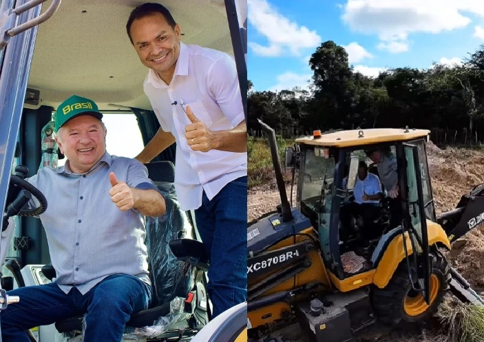Deputado Merlong Solano e o prefeito Pedro Gomes visitam zona rural de José de Freitas