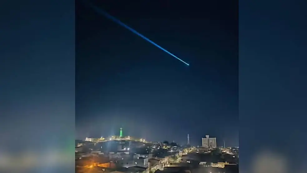 Meteoro é visto em várias cidades do Nordeste