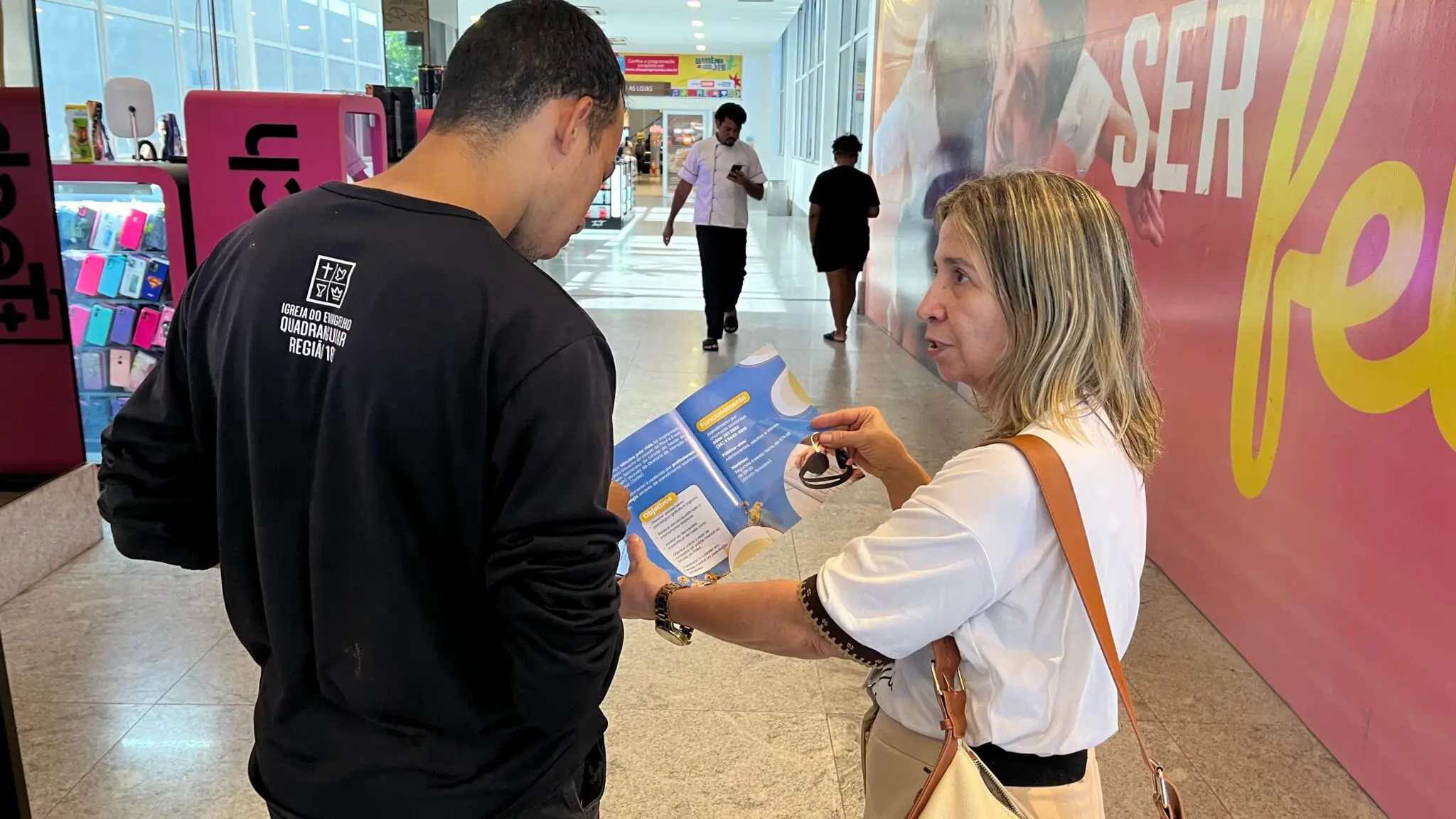 Ação da Sesapi foi realizada em um shopping na zona leste de Teresina