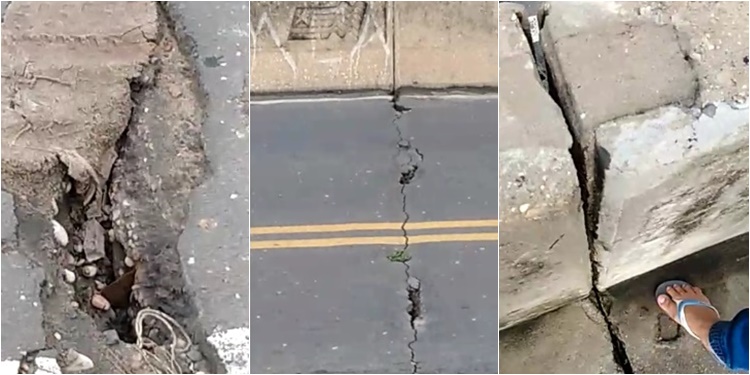 Chuva dura uma semana e moradores continuam ilhados sem ponte