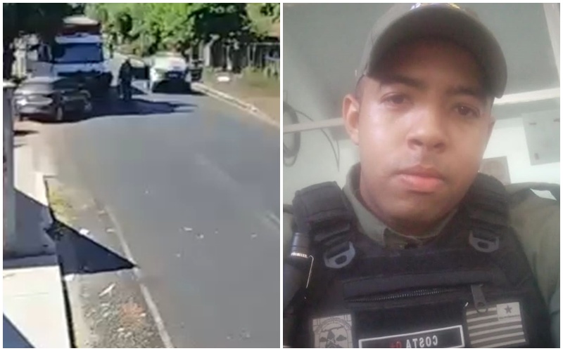 O soldado Igor morreu durante confronto com criminosos em José de Freitas. Ele sofreu um tiro acidental que o atingiu na coxa