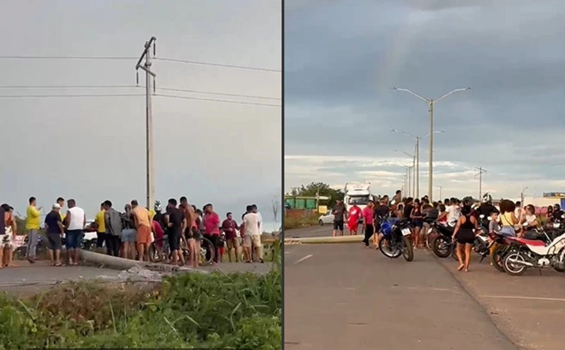 Motociclista derrubou poste durante colisão em Timon