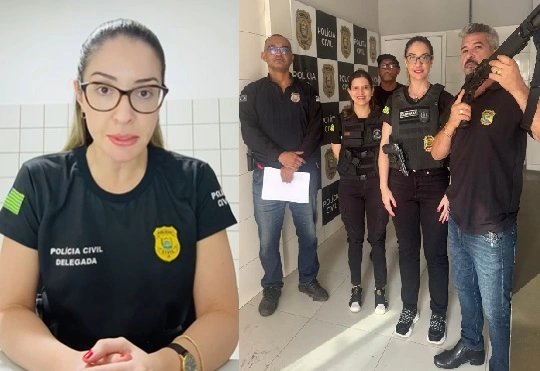 Delegada Eliane Sanches disse que a suspeita jogou álcool na vítima e ateou fogo
