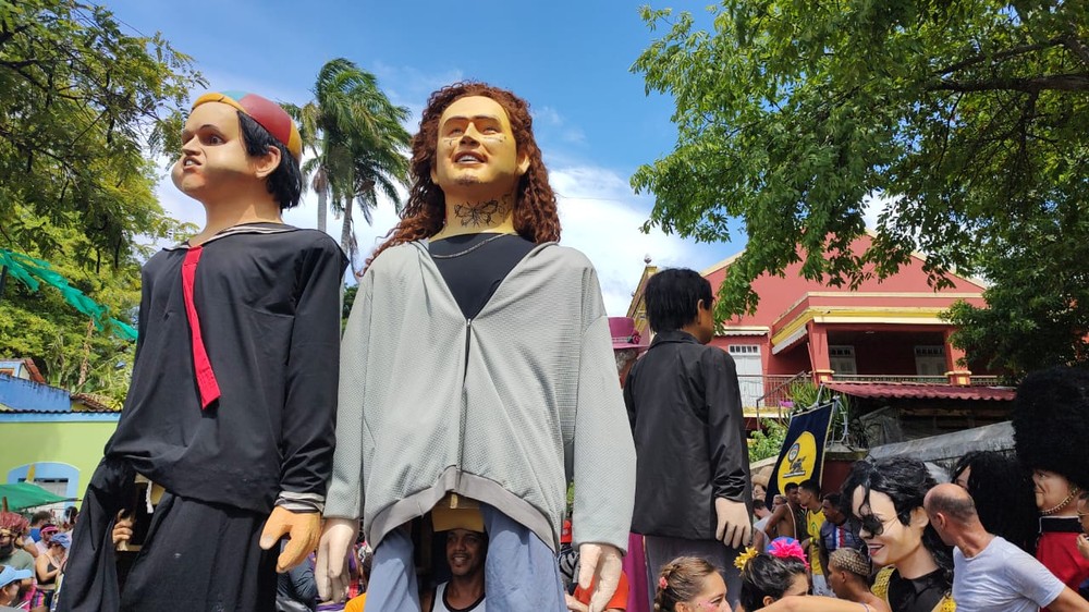Desfile dos bonecos de Olinda neste carnaval