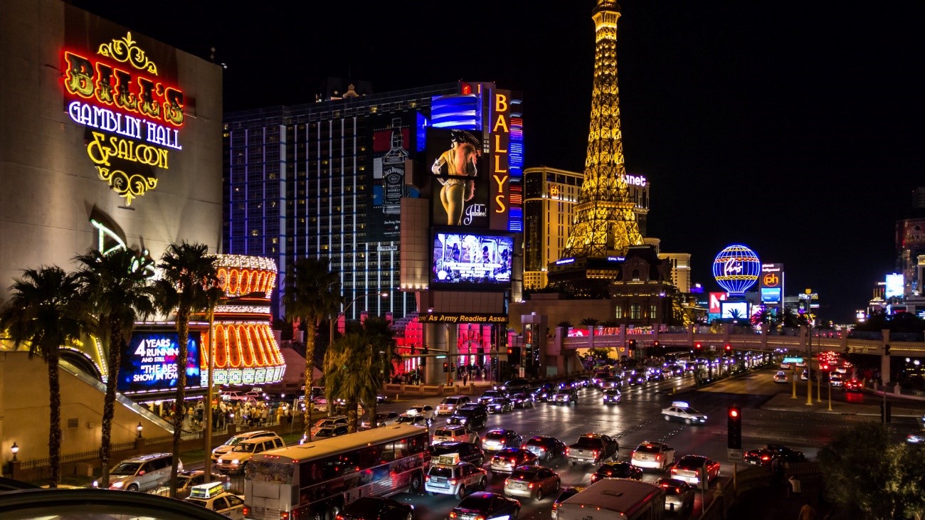 Las Vegas é famosa pelos seus Cassinos e o Brasil discute a opção de liberar no país