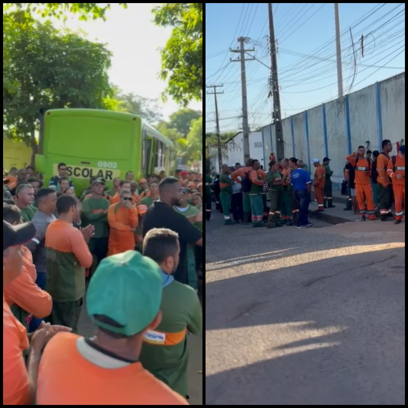 Garis de Teresina fazem paralisação de 24h por atrasos salariais