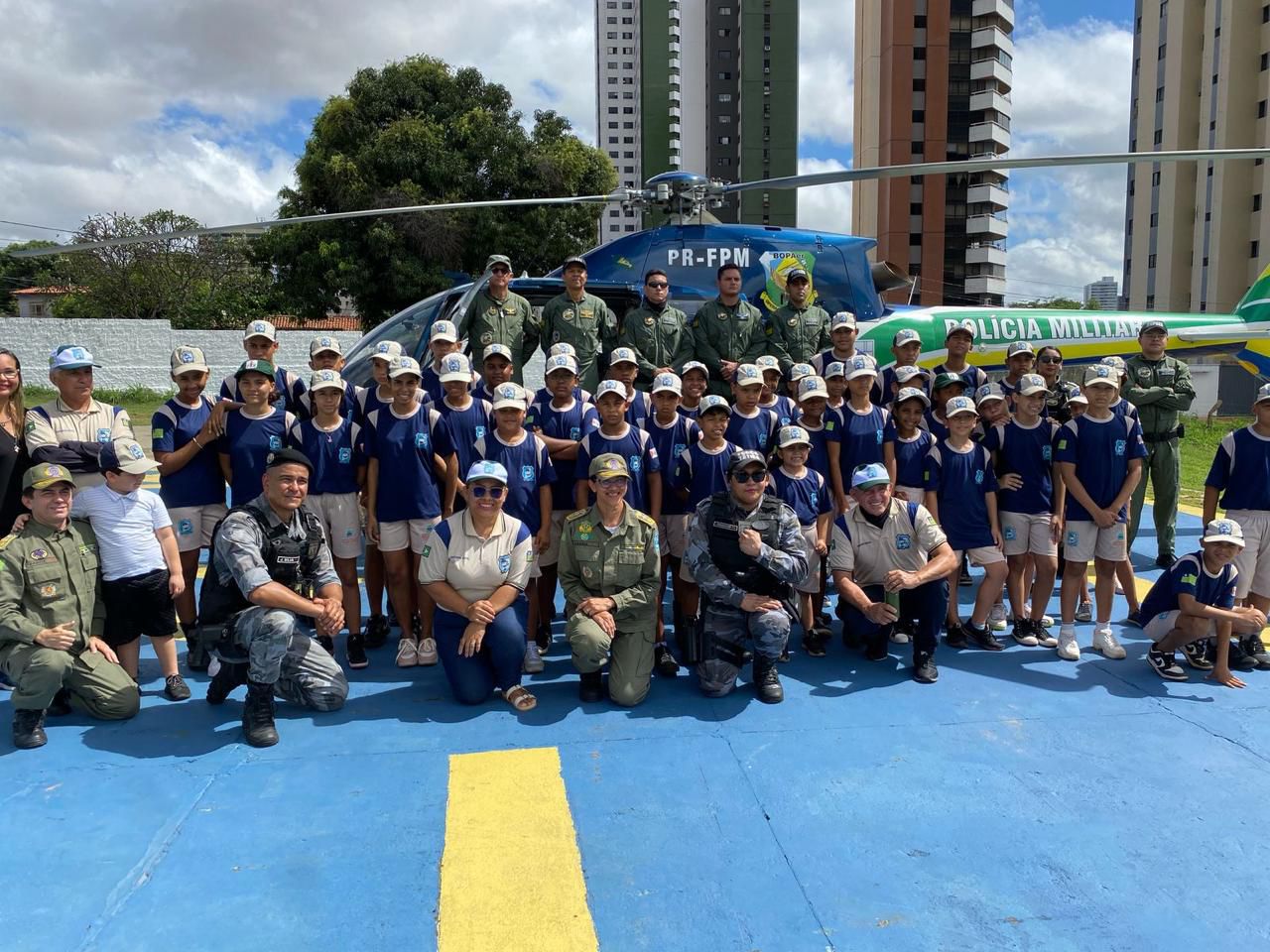 Pelotão Mirim é um programa social desenvolvido pela Polícia Militar do Piauí
