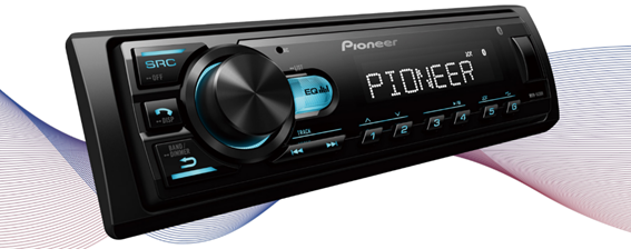 Pioneer lança MVH-145BR com Bluetooth 5.4 e entrada USB frontal