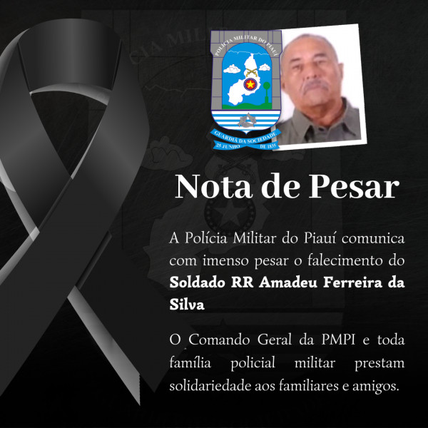 Nota de Pesar da PM-PI