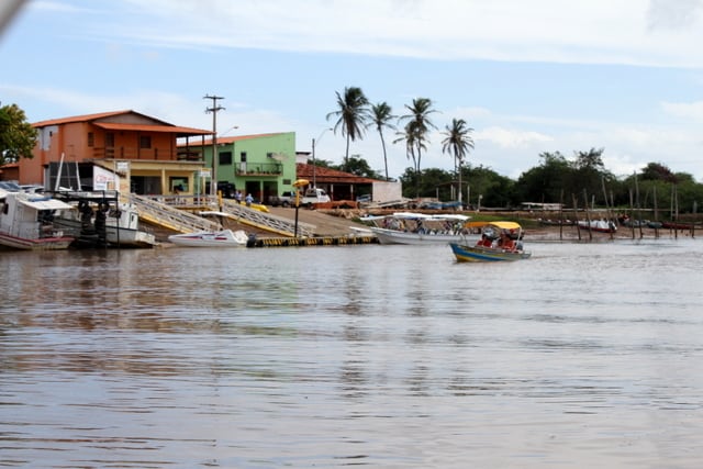 Porto dos Tatus, no rio Parnaíba, em Parnaíba