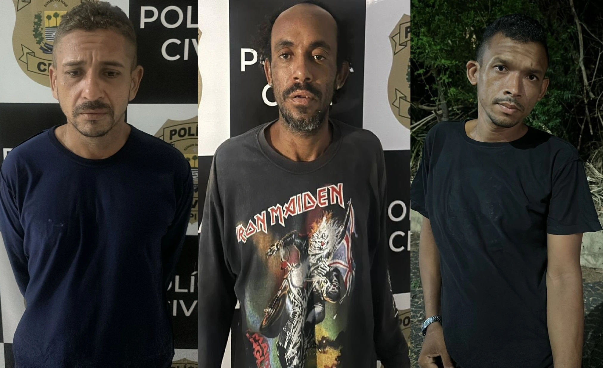 Presos na Operação Saturação