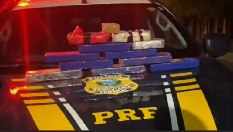 Foragido da Justiça é preso com 10kg de drogas na BR 135