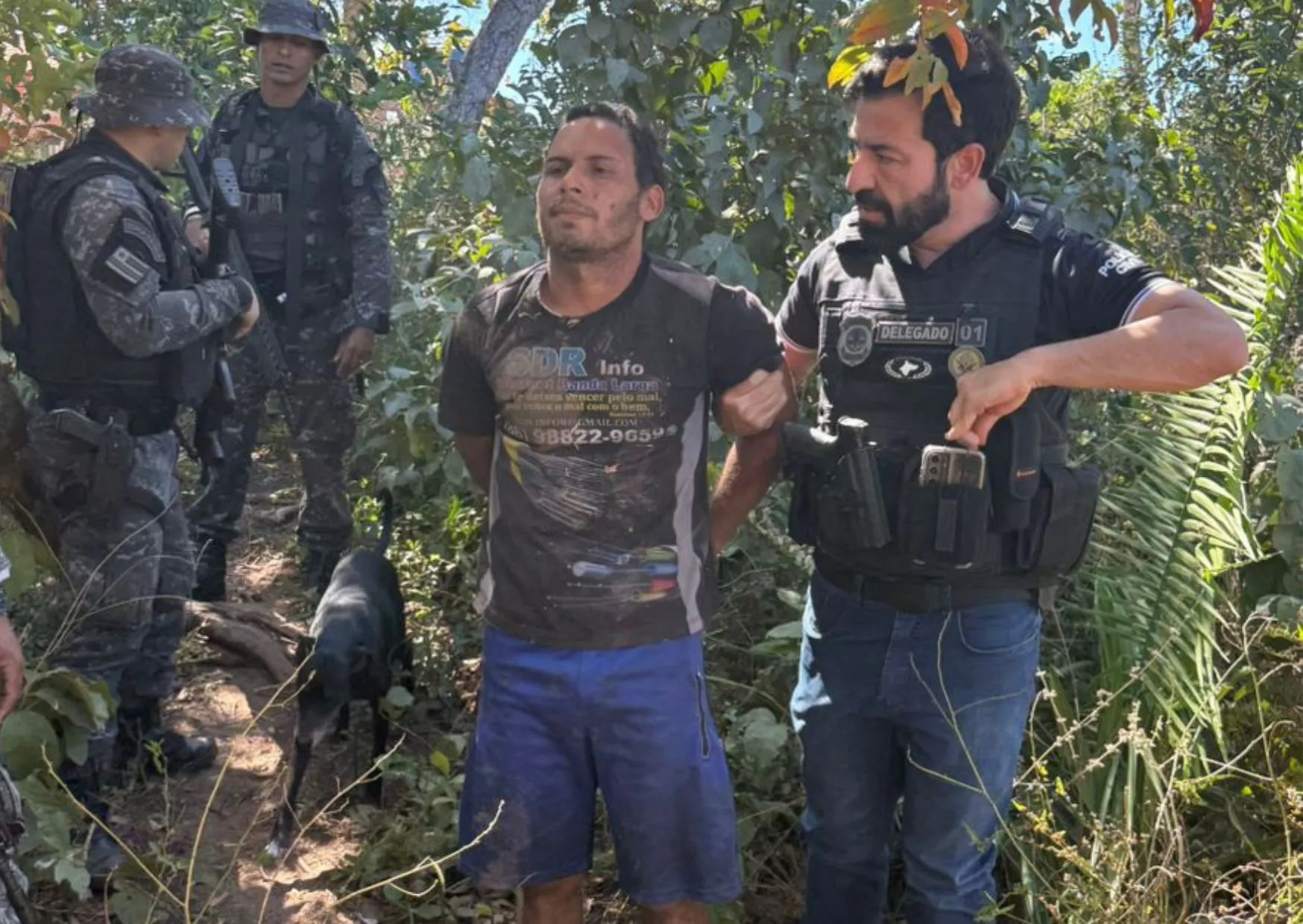 Leandro da Silva Souza, suspeito de matar delegado Márcio Mendes, se escondeu na casa do pai