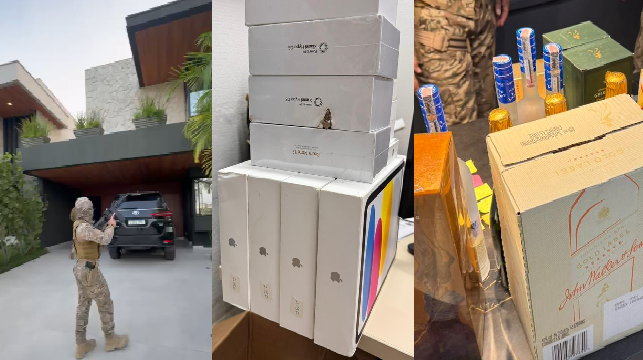 A investigação revelou um crescimento patrimonial incompatível com a renda declarada do ex-garçom