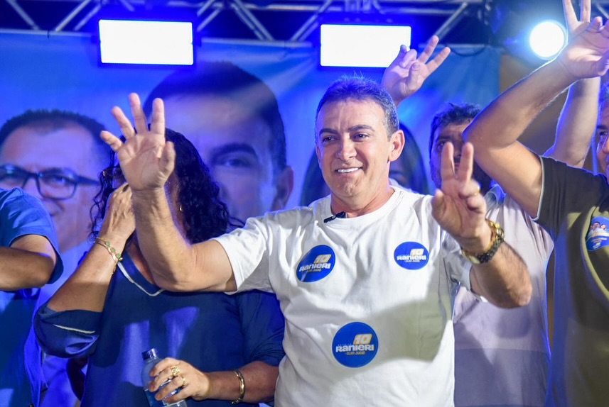 O candidato à prefeito de Brasileira, Ranieri Mazzille