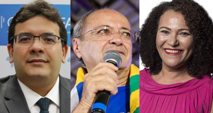 Rafael Fonteles (PT), Sílvio Mendes (União Brasil), Madalena Nunes (PSOL)