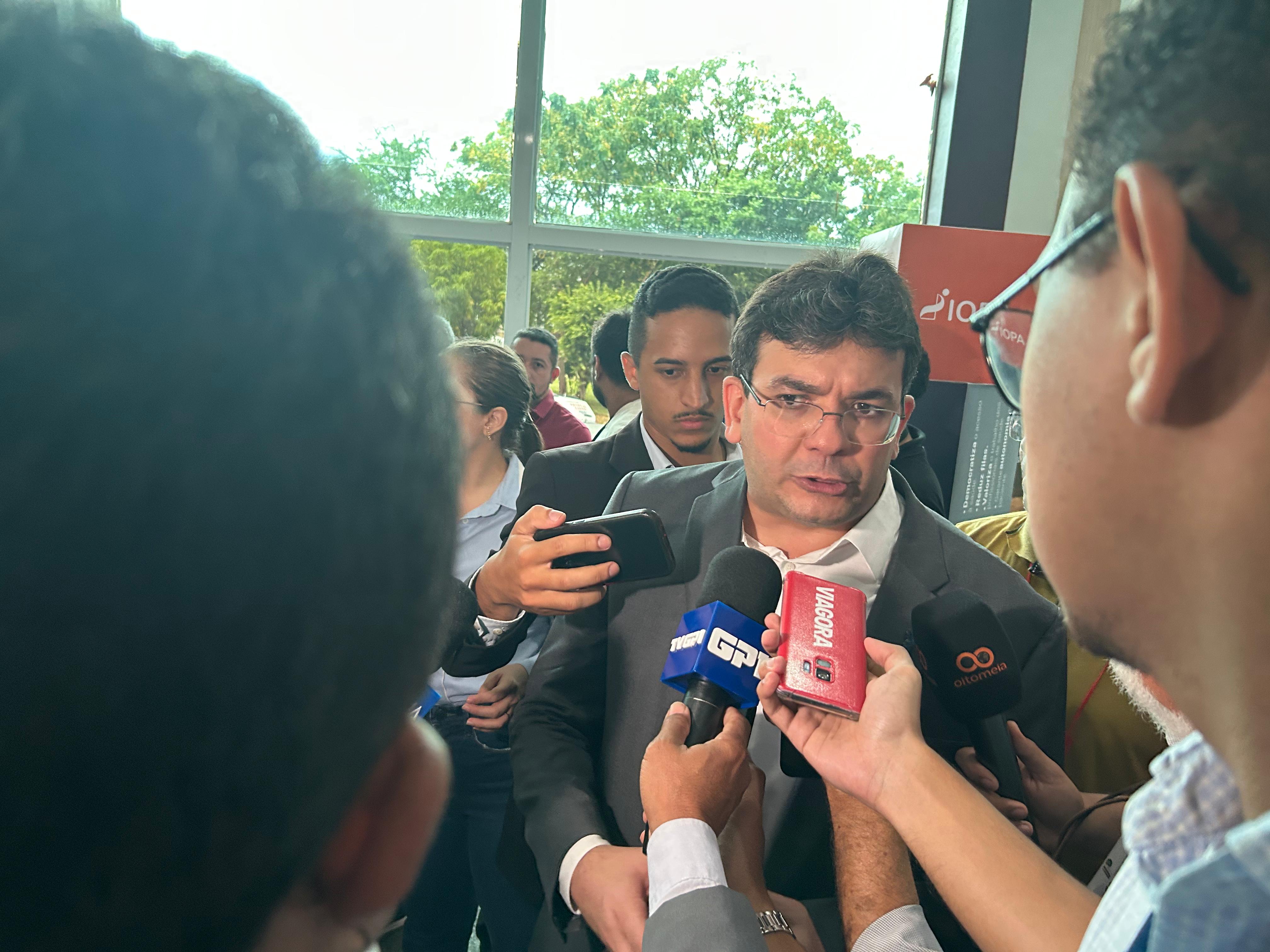 Governador Rafael Fonteles durante evento do PT