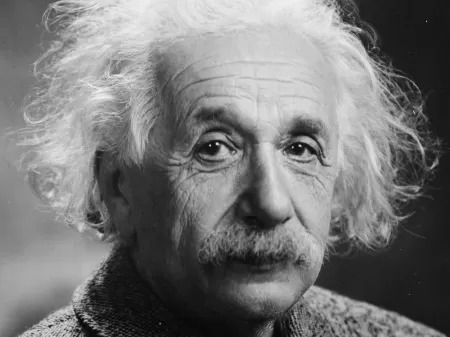 Retrato do físico alemão Albert Einstein