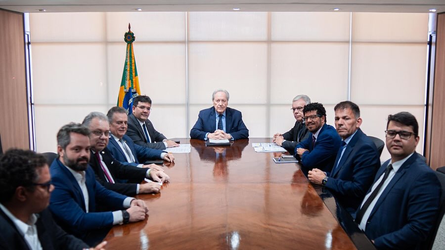 Reunião no Ministério da Justiça