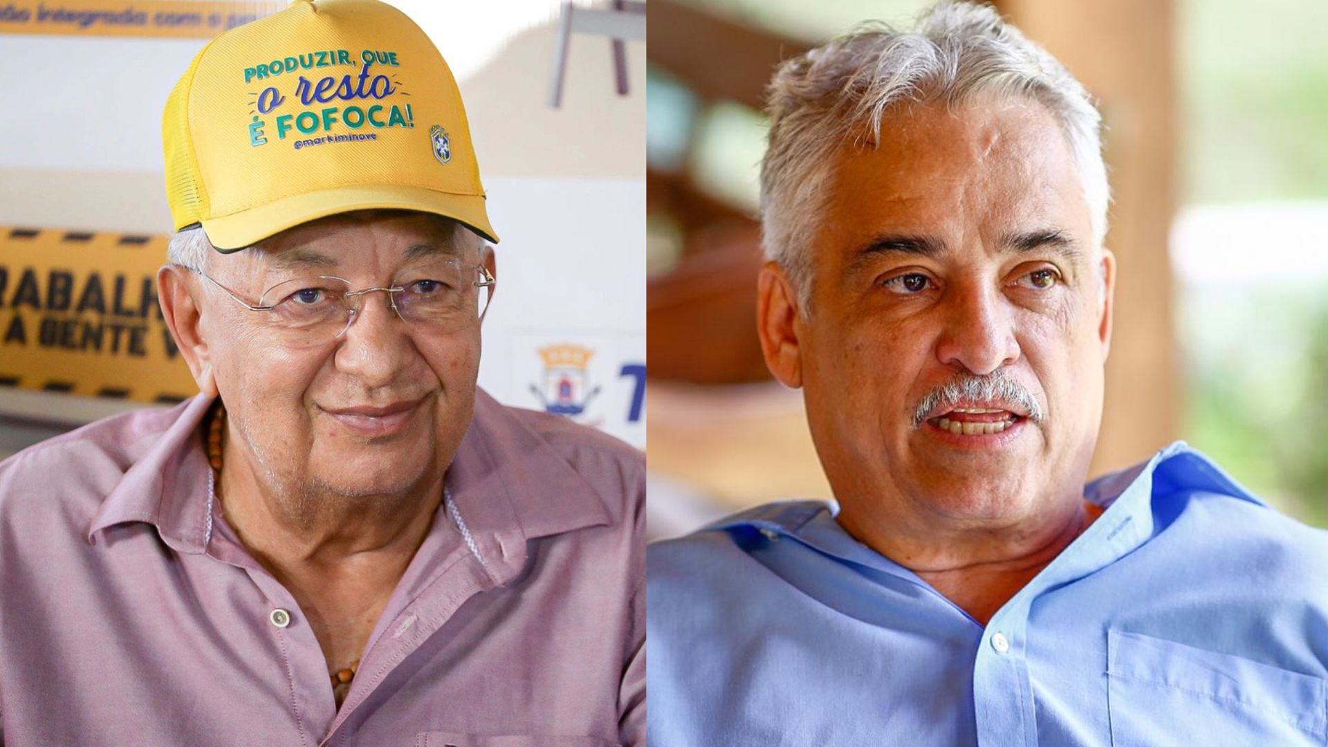 Ex-prefeito de Teresina, dr. Pessoa e o ex- vice-prefeito, Robert Rios