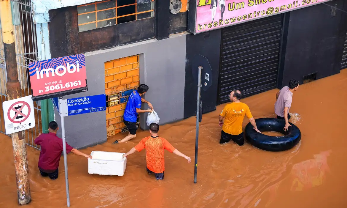População afetada pela enchente no RS
