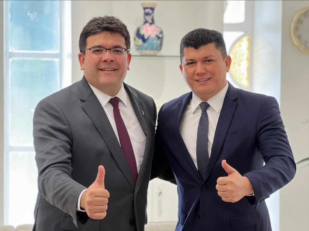 O governador Rafael Fonteles e o deputado estadual Rubens Vieira