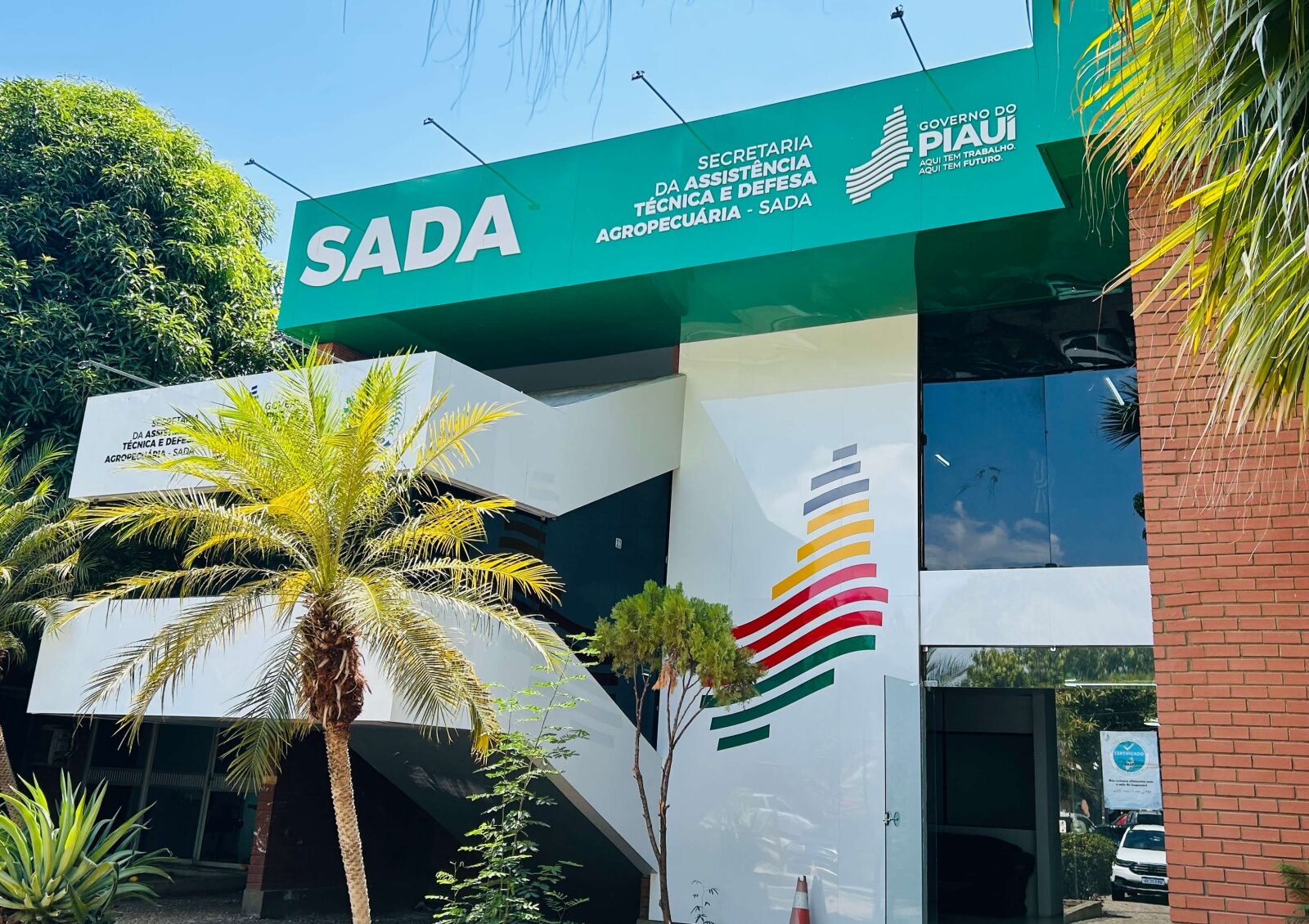 Fachada da Secretaria da Assistência Técnica e Defesa Agropecuária (Sada)
