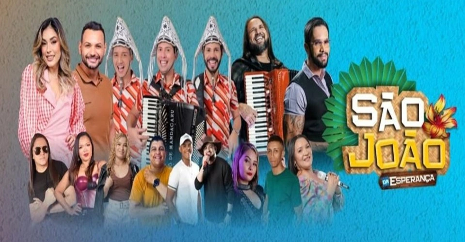 São João da Esperança promete atrair grande público com shows de artistas nacionais
