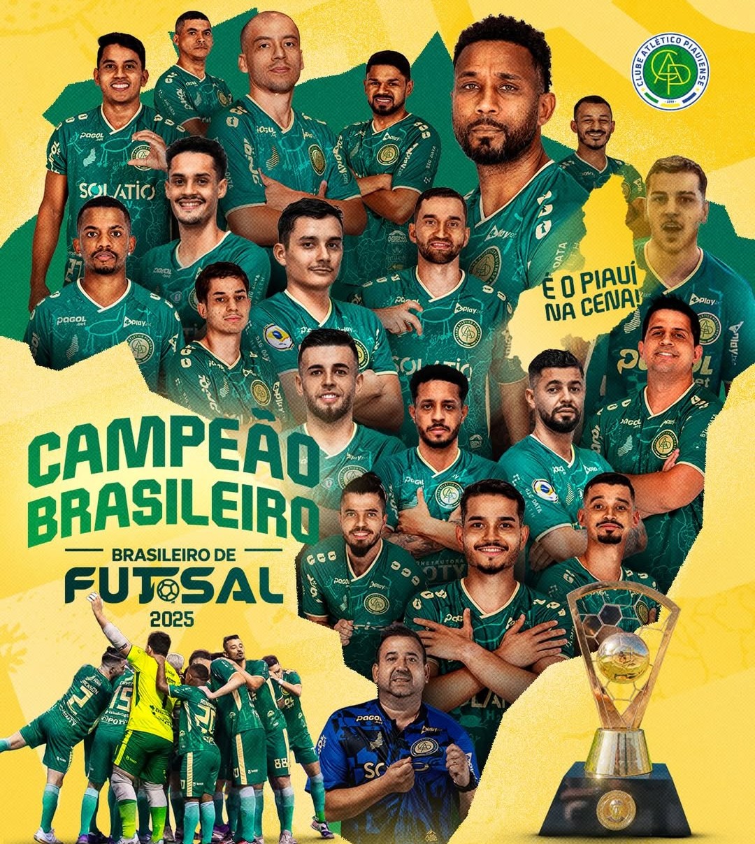Atletico Piauiense é campeão brasileiro do futsal