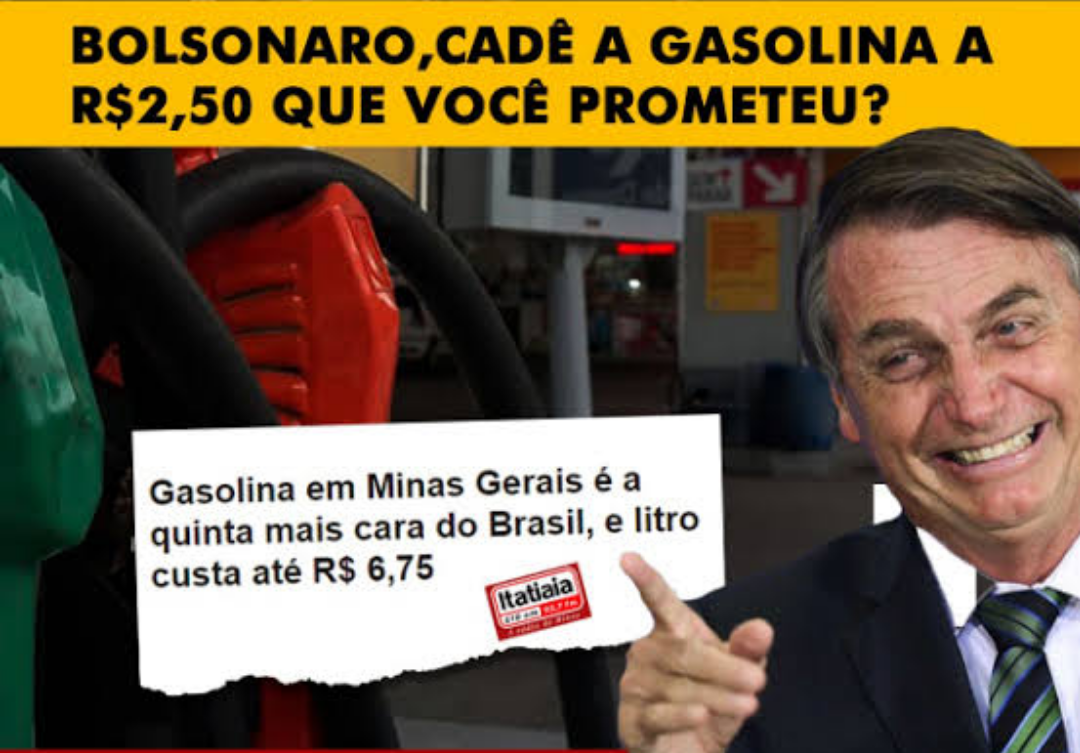 As redes sociais estão cheias de memes ironizando a gestão e cobrando de Bolsonaro as promessas que nunca cumpre
