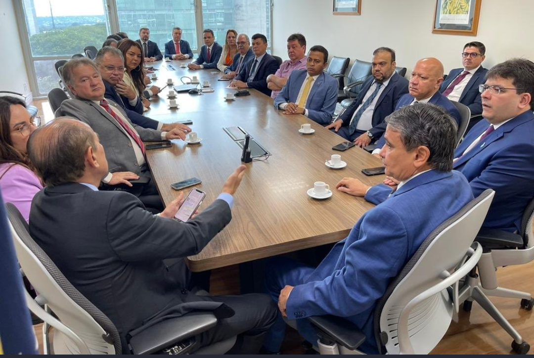 Reunião de Wellington Dias com parlamentares e o governador do Piauí