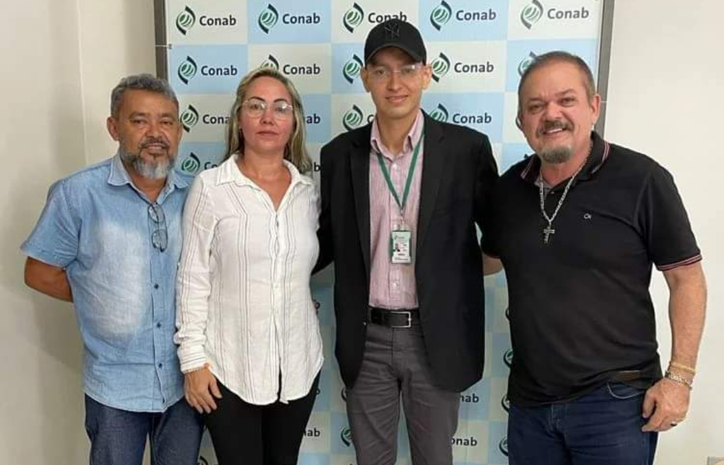 Neto Soares, Lusilene, Wesley e Maurício na CONAB