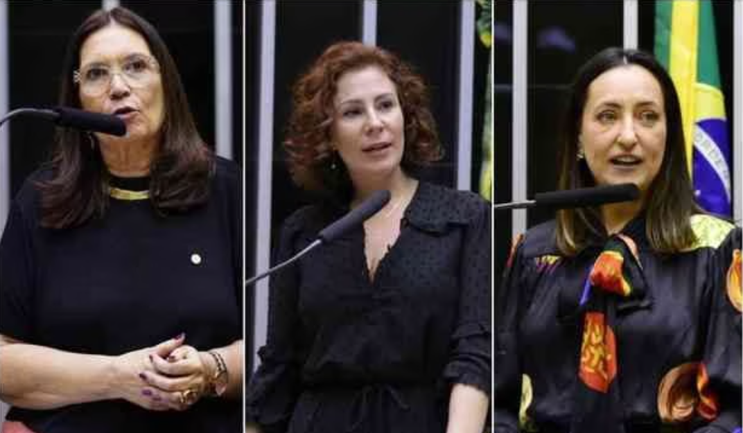 Bia Kircis, Carla Zambelli e Rosângela Moro: retrocesso