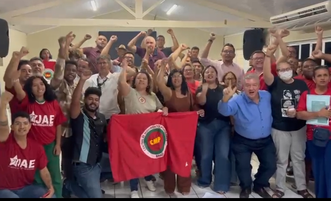 Organizadores do evento em Teresina contra a anistia aos golpistas