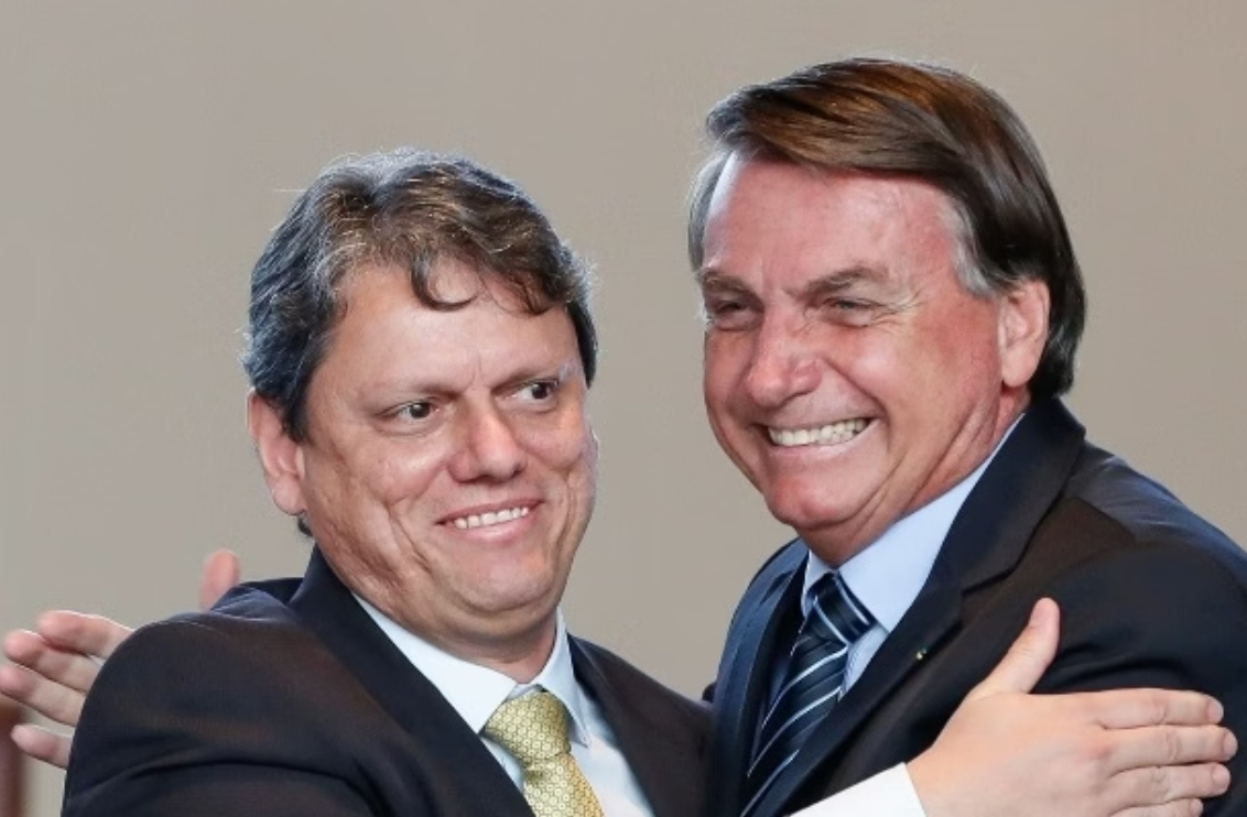 Tarcísio de Freitas e Jair Bolsonaro visam 2026