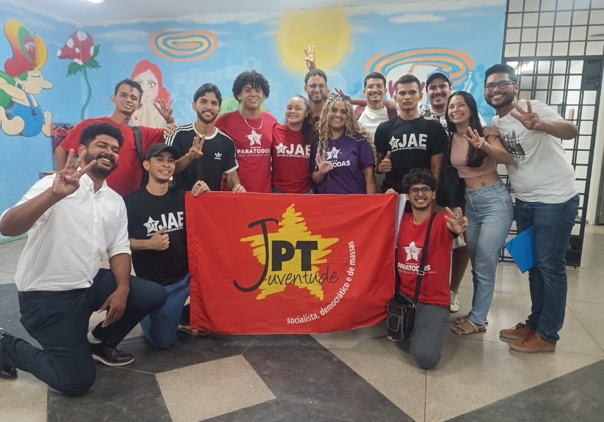 A chapa da Juventude PT que vai concorrer ao DCE da UFPi