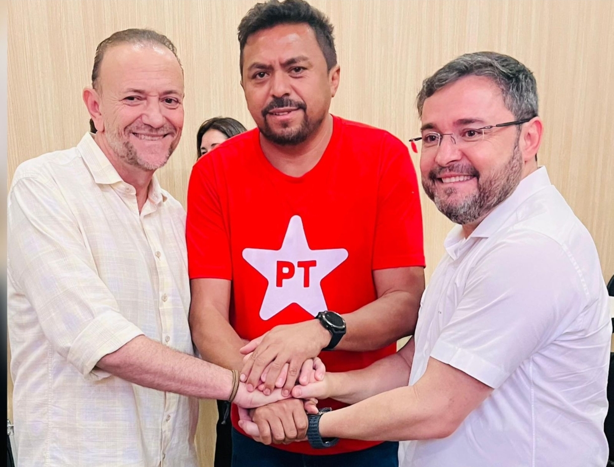 Edinho Silva, João Pereira e Fábio Novo