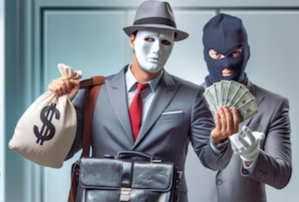 Os homens atrás das máscaras com muito dinheiro