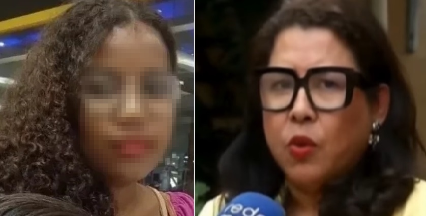 Advogada da família, Rosemary Farias, em entrevista à imprensa