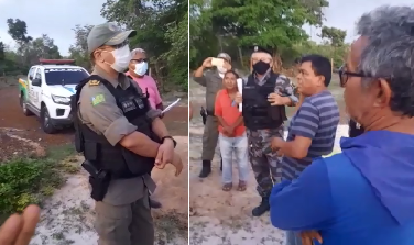 Polícia Militar faz reconhecimento de terras em Sigefredo Pacheco