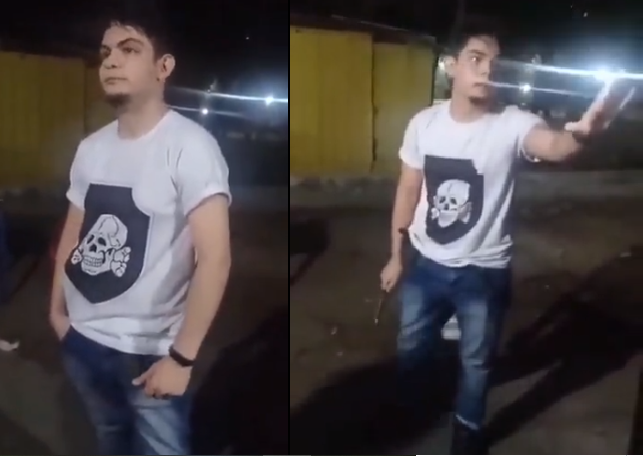 Jovem com camiseta nazista faz saudação à “raça ariana” e é expulso de bar em Teresina