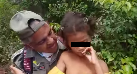 Criança que estava desaparecida é encontrada em região de mata em Floriano