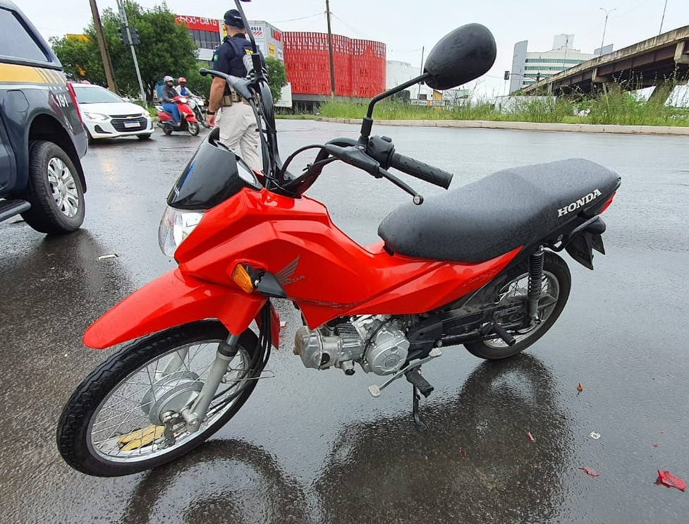 Motocicleta das vítimas