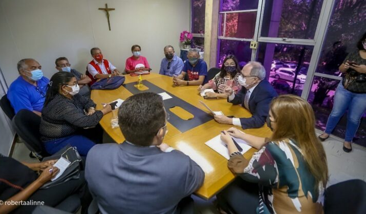 Reunião entre representantes do Governo e do Sinte-PI